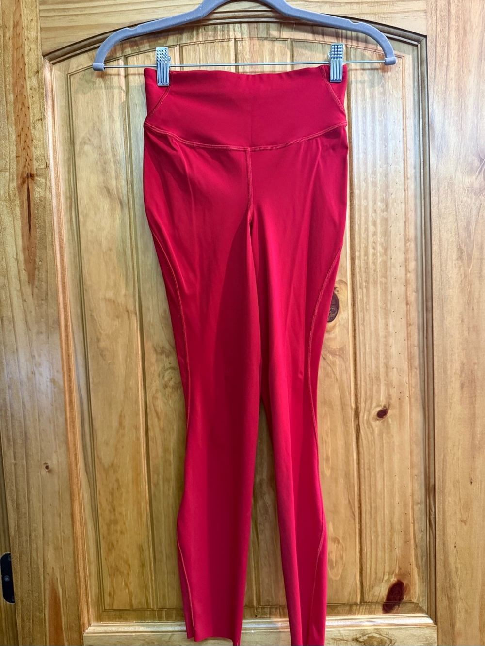 lululemon athletica Red High-Waist Leggings